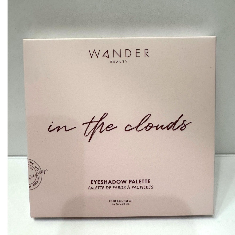 Wander Beauty In The Clouds Eyeshadow Palette 9 Shade Neutral Shimmer Matte